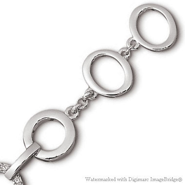 スワロフスキー Swarovski サークル ブレスレット（クリスタル＆シルバー）その２