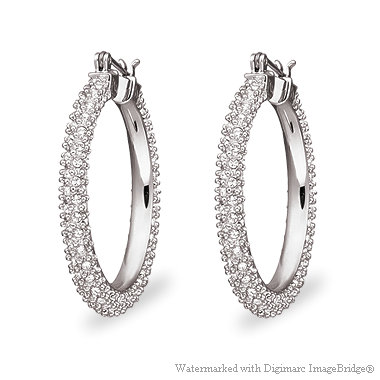 スワロフスキー Swarovski ヘナ ピアス（クリア／シルバー）｜おしゃれなレディースアクセサリー