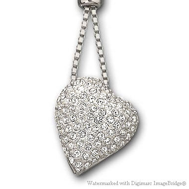 スワロフスキー Swarovski ブリンク ハート ペンダント（クリスタル＆シルバー）（その２）