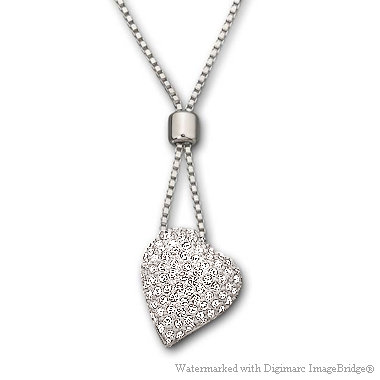 スワロフスキー Swarovski ブリンク ハート ペンダント（クリスタル＆シルバー）｜おしゃれなレディースアクセサリー