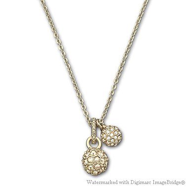 スワロフスキー Swarovski ユーフォリア ペンダント（ゴールデン・シャドー＆ムーンライト／ゴールド）その２