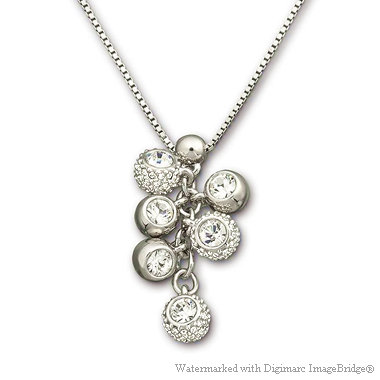 スワロフスキー Swarovski フラート・ペンダント（クリスタル／シルバー）｜おしゃれなレディースアクセサリー