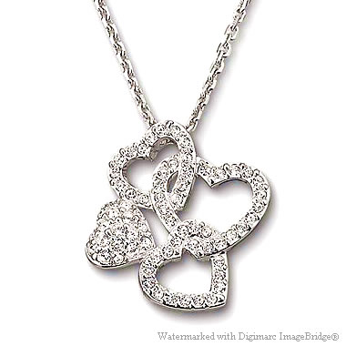スワロフスキー Swarovski クリスタルパヴェ ハーモニー ネックレス（クリスタル＆シルバー）｜おしゃれなレディースアクセサリー