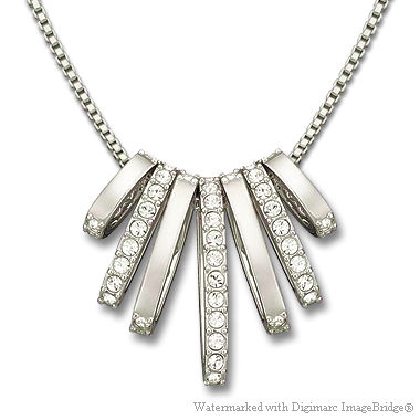 スワロフスキー Swarovski ダンス（リバーシブル）ネックレス（クリスタル／シルバー）｜おしゃれなレディースアクセサリー