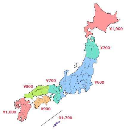 商品宅配送料